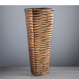Напольная ваза  Квадрат Бронза 63 см керамика