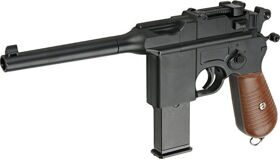 Cтрайкбольный пистолет Galaxy G.12 Mauser металлический, пружинный