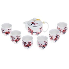 Набор для чайной церемонии 7 предметов "Сакура" (чайник 400 мл, чашка 70 мл)