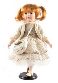 Кукла коллекционная "Женечка", фарфор 41см